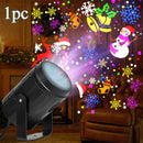 16 Luces de proyección dinámicas de escenas navideñas - Lámparas LED vibrantes para pared con copos de nieve, renos y más - Alimentación por USB, montaje semiempotrado para fiestas, bodas y decoración navideña, adornos para Navidad