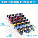 Organizador Acrílico Multifuncional, Adecuado para Esmalte de Uñas, Cosméticos, Gafas de Moda y Aceites Esenciales - Fácil Instalación, Soporte Duradero con Superficie Pulida