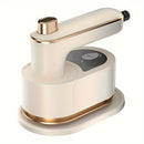 Compacto y fácil de viajar, vaporizador de ropa portátil 3-en-1 con calentamiento rápido, diseño plegable de 180°, funciones de vapor y prensado dobles, alimentación de 12V/220V, enchufe de EE. UU. - Ideal para uso en casa y universidad, vaporizador efic