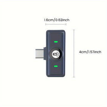 Micrófono Inalámbrico Magnético Zwide M7 con Clip - USB Tipo-C, Reducción de Ruido para Transmisiones en Vivo y Entrevistas al Aire Libre, Micrófono Inalámbrico para Cámara