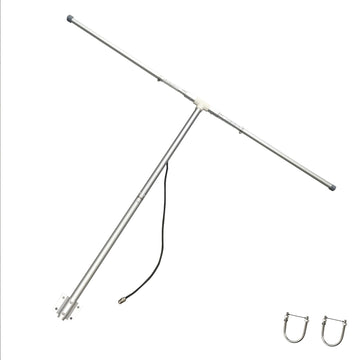 Antena de Radio FM/HD de Largo Alcance para Exteriores 88-108MHz - Poste Ajustable de Aleación de Aluminio, Conector PL259 Macho, Entrada Máxima de 150W, VSWR <1.3 para Receptores Onkyo Yamaha Marantz - Recepción Mejorada del Señal, Instalación Fácil, An