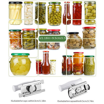 Ajustable Abrelatas De Acero Inoxidable Abrelatas De Tapa Abrelatas De Botella Accesorios De Cocina Utensilios De Cocina RV