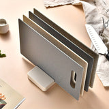 Juego de 4 tablas de cortar de plástico libres de BPA con base, seguro para lavavajillas, seguro para contacto con alimentos, prevención de contaminación cruzada, tablas de cocina multiusos