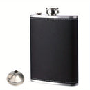 1 unidad, botella de 8 onzas para licor, termo de acero inoxidable, botella portátil para bebidas, ideal para whisky, bourbon, coñac, vodka, ginebra y tequila, accesorios de viaje, artículos para el hogar y cocina, regalo original para hombres, regalo pa