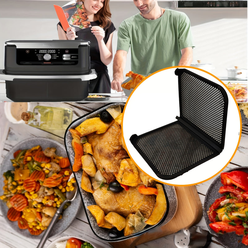 1pc Protector de Salpicaduras de Silicona para Freidora de Aire Ninja AF500, Cubierta de Malla Plegable Reutilizable, Accesorio Esencial de Cocina, Accesorios para Freidora de Aire
