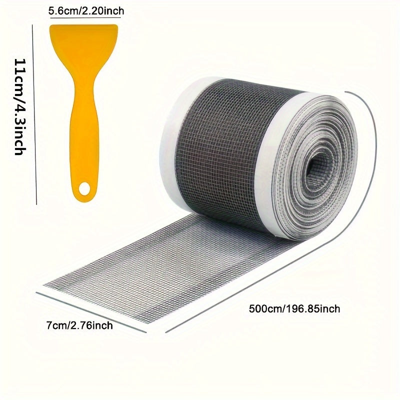 1 Rollo 5M Atrapapelos Para Desagüe De Ducha, Pegatinas De Desagüe De Piso Autoadhesivas, Filtro De Colador De Malla Desechable Para Fregadero De Baño