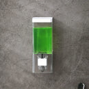 1Pc Dispensador de jabón manual de pared: Máquina de jabón de mano de un solo cabezal para hotel de baño, fácil de usar, ahorra tiempo y esfuerzo Decoraciones de Halloween y Navidad