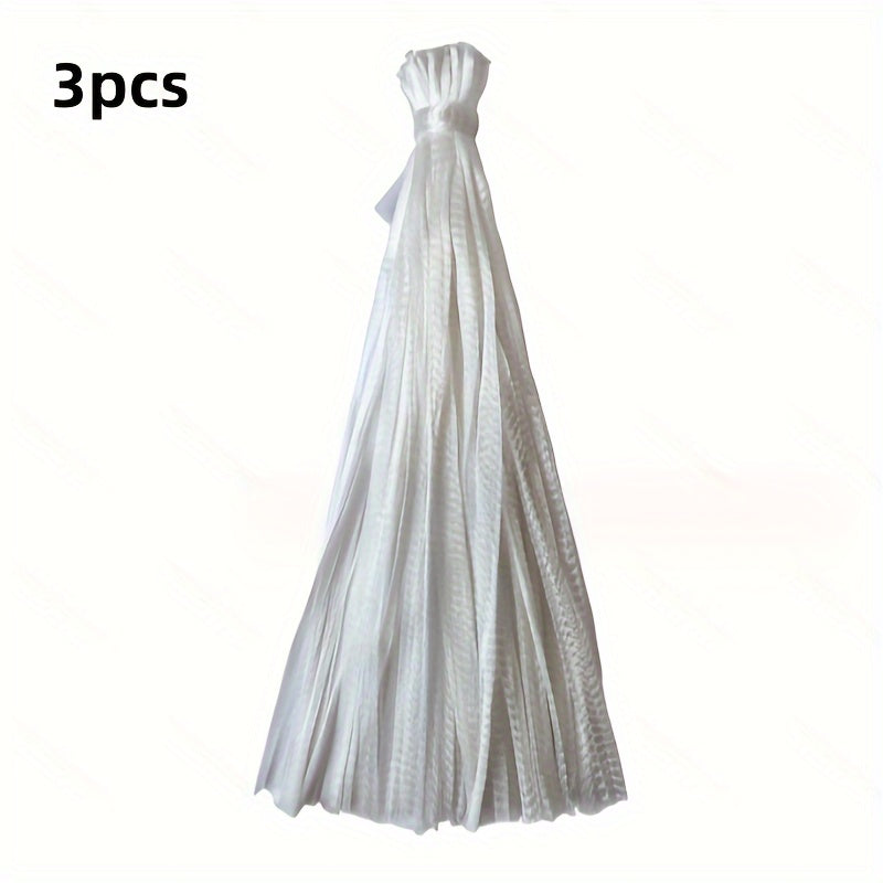 3/5 Piezas, Bolsa De Bolsillo Para Frutas, De Malla Para Juguetes, Almacenamiento De Nylon Trenzado De Plástico Para Pelotas Oceánicas Y Playas, Bolsa De Malla Grande Trenzada