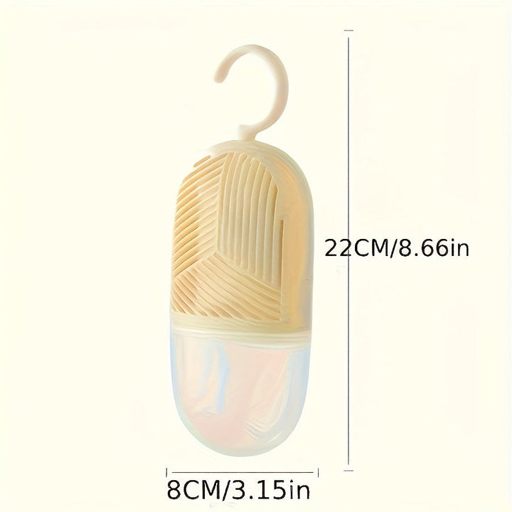 Deshumidificador no eléctrico 2025, último modelo - Uso manual fácil, menor pérdida de humedad, ideal para armarios y espacios pequeños, diseño portátil con tapa transparente, absorción de humedad eficiente, deshumidificador para armarios | Diseño minima