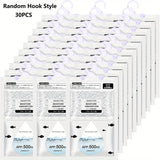 Paquete de 10/30 bolsas de absorción de humedad colgantes de lotus jade - 500ml, bolsas de secado sin olor para armarios, dormitorios, baños y cocinas, paquetes de control de humedad de plástico, no requieren electricidad, bolsas de secado de ropa, contr