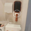 1 Pieza, Soporte De Pared Para Botella De Spray, Gancho De Peine Adhesivo Fuerte, Soporte De Paraguas, Soporte De Peine Para Baño, Accesorios De Baño