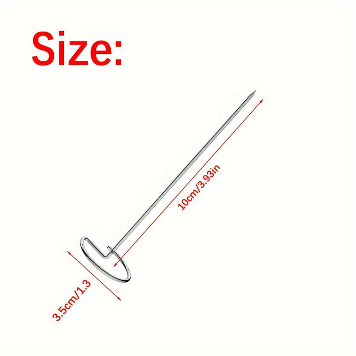 10/20/30 piezas, accesorios para freidora de aire, selecciones de horneado en posición vertical para freidora de aire, horno, selecciones de horneado de acero inoxidable para barbacoa