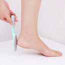 Artefacto de frotación de pies doble cara para eliminar piel muerta, pedicura Light Beige, tabla y herramientas de pulido, piedra pómez para cuidado de los pies