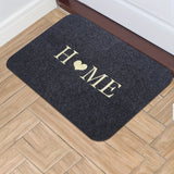 Alfombra de bienvenida Home Love: Felpudo de entrada de poliéster antideslizante para baño, cocina, comedor, sala de estar, dormitorio y jardín - Adecuado para puertas de 40 cm/15,7 pulgadas, 60 cm/23,62 pulgadas, 70 cm/27,56 pulgadas, 80 cm/31,49 pulgad