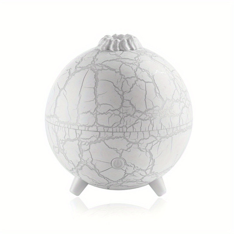Humidificador de Aromaterapia Planetario, Difusor de Aceites Esenciales con Sonido Crepitante y Conexión USB. Adecuado para Sala de Estar, Dormitorio, Oficina, etc