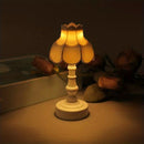 1Pza, Lámpara De Mesa Pequeña LED, Luz De Noche Transparente Acrílica, Retro Nostálgica, Adornos De Ambiente De Decoración Del Hogar, Mini Lámpara Para Mesa Pequeña.