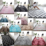 Alfombra de área suave y esponjosa de lujo, antideslizante, lavable a máquina, fibra de poliéster, tejido de punto, liviana para interiores, ideal para sala y dormitorio, decoración para San Valentín, Janucá, Día del Padre y Día de la Madre