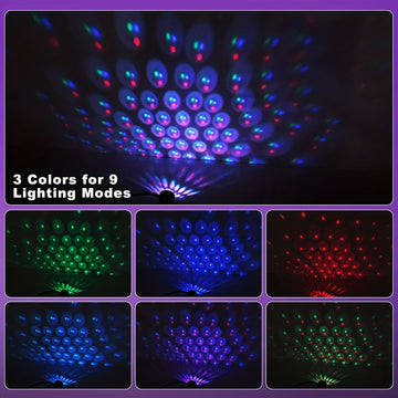 Lámpara De Iluminación De Escenario De Fiesta Con Control De Sonido, Lámpara De Atmósfera Podrida, Lámpara De Proyección De Ritmo De Música Para El Hogar Con USB, Lámpara De Bola Mágica LED Para Coche