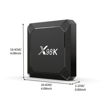 Reproductor de streaming X98K RK3528 con Android 13.0, WiFi de doble banda, decodificación de video 4K, control remoto, enchufe estadounidense, USB 2.0, sin batería - Ideal para entretenimiento en el hogar inteligente