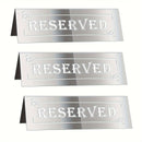 3 piezas, letreros de mesa de acrílico de lujo, resistentes al agua, doble cara, duraderos y fáciles de limpiar, indicadores de asientos para bodas, fiestas, restaurantes y eventos especiales, perfectos para uso en interiores y exteriores