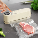 Maquinilla de sellado al vacío con luz indicadora LED, fuerte succión, conservación prolongada de alimentos, electrodoméstico compacto para cocina y picnics al aire libre