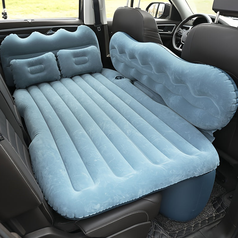 Cama inflable para coche para asientos traseros, colchón plegable para asientos traseros de coche, colchón interior para coche doméstico, colchón de aire para maletero