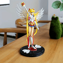 1pc Figura de acción de ángel de anime PVC - Decoración versátil para interior y exterior, sin electricidad, ideal para el hogar y el coche, ornamenta duradera para coleccionar, idea de regalo perfecta