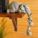 3 piezas de adornos colgantes de elefante en resina - Decoración creativa para paredes de habitación o entrada, pintados a mano con cuidado, decoración adorable para mascotas, ¡creando un ambiente cálido y acogedor en el hogar!