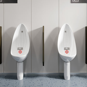 1 Unidad, Pegatina Para El Baño, Para El Inodoro, Icono Para Orinar, Para Baños Públicos, Pegatinas Para Inodoros De Pie, Tamaño Adecuado, Fácil De Pegar
