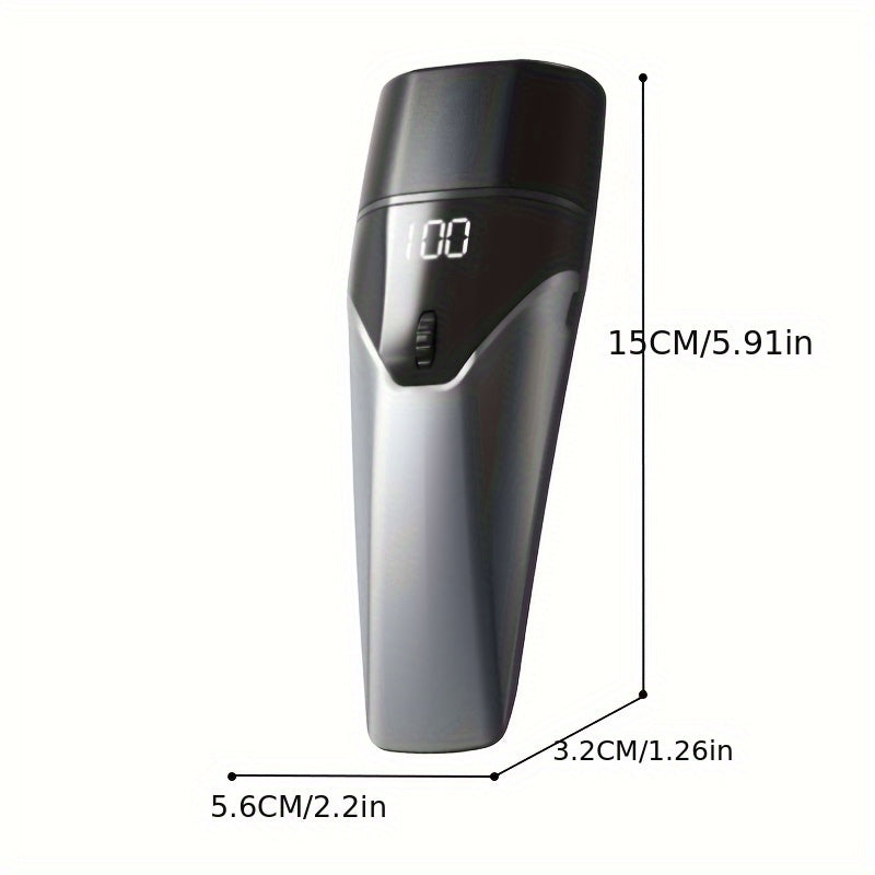 1 Máquina de cuidado de pies recargable con 3 cabezales de molienda de reemplazo para exfoliación suave, carga USB, portátil y fácil de usar, cuida los talones secos y agrietados, color ligeramente beige, "Elimina rápidamente y muerte ligeramente beige",