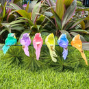 Un Juego de 12 Plumas Artificiales para Aves como Adornos Decorativos para el Jardín y Paisaje
