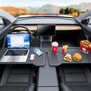 Escritorio Pequeño Multifuncional para Coche, Mesa de Computadora de Oficina de Viaje, Mesa Plegable para Comedor, Escritorio Portátil con Almacenamiento