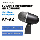 Microfono para Batería AY-A2 de Calidad Sonora Potente para Actuaciones Musicales y Grabación en Estudio, Micrófono Dinámico Profesional con Conector XLR