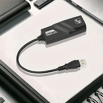 Adaptador de red Ethernet USB 3.0 de 100 Mbps, tarjeta de red RJ45, adecuada para PC/notebook, compatible con SmartThings, alimentado por USB, tensión de trabajo ≤36 V
