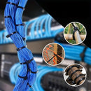 Conjunto de 300 piezas de Correas de Fijación Multiusos, Fuertes y Duraderas, (6, 8, 10, 30.48 cm), Pueden Ser Utilizadas para Agrupar y Fijar en Exteriores y Jardinería, Adecuadas para la Gestión y Almacenamiento de Hogar, Oficina y Materiales