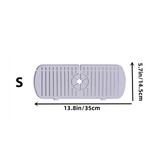 1 pza Alfombrilla de silicona para fregadero, protector contra salpicaduras, almohadilla de drenaje para fregadero de cocina para colocar detrás del grifo, alfombrilla para secar platos para encimera, baño, casero, tapete pequeño para grifo