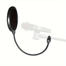 [Viento Doble Capa para Micrófono] Protector de Viento para Micrófono de Doble Capa - Conector XLR para Karaoke, Streaming y Grabación de Podcasts