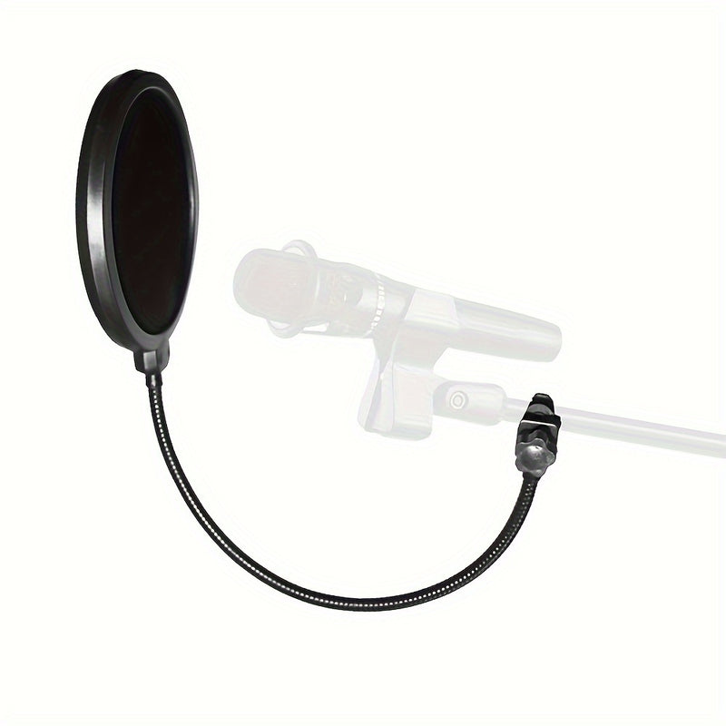[Viento Doble Capa para Micrófono] Protector de Viento para Micrófono de Doble Capa - Conector XLR para Karaoke, Streaming y Grabación de Podcasts