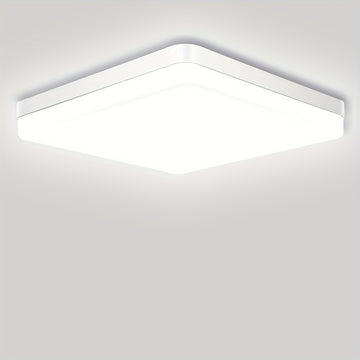 1pc Luz de Techo LED, 36W 3240lm 4000K 22.86cm Iluminación Empotrada Cuadrada para Cocina, Dormitorio, Sala, Armario, Blanco Neutro