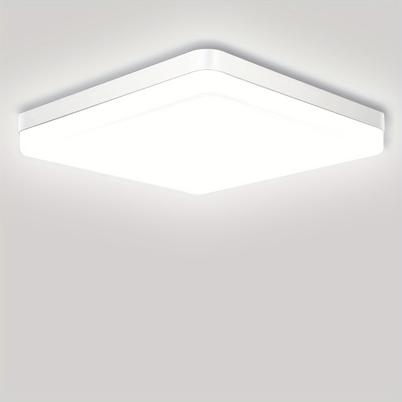 1pc Luz de Techo LED, 36W 3240lm 4000K 22.86cm Iluminación Empotrada Cuadrada para Cocina, Dormitorio, Sala, Armario, Blanco Neutro