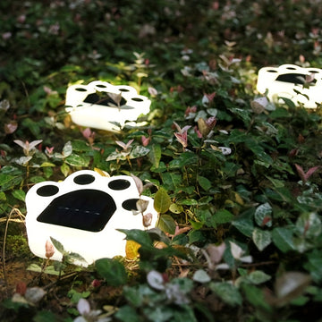 Luz de sendero con montaje semihundido alimentada por energía solar, plástico, batería de níquel de 600mAh, con sensor de luz, para exterior, patio, jardín de la casa, decoración de césped