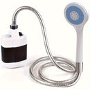 Puerta de Ducha Eléctrica Portátil para Camping con Carga USB, Ideal para Playa, Natación y Senderismo - Incluye Manguera, Kit de Ducha Externa para Viajes en Autocaravana