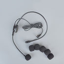 3/6 piezas de protector de micrófono de lluvia chic con tapones auriculares, manguito de viento de espuma y boquilla de esponja - Negro, reducción de ruido y agarre cómodo para accesorios de micrófono de teléfono, accesorios de micrófono, agarre cómodo,