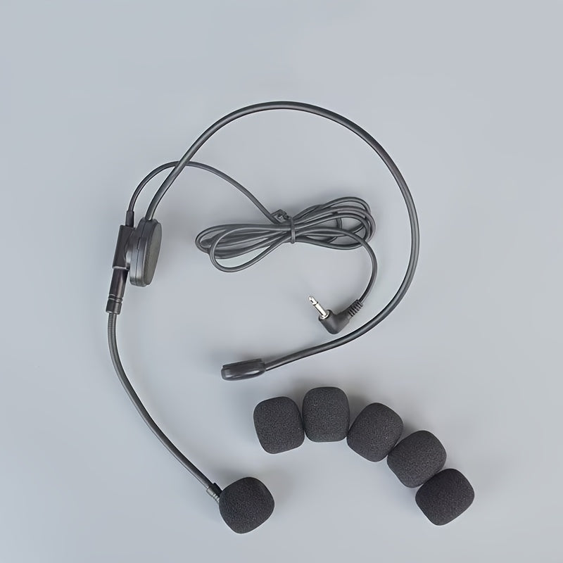 3/6 piezas de protector de micrófono de lluvia chic con tapones auriculares, manguito de viento de espuma y boquilla de esponja - Negro, reducción de ruido y agarre cómodo para accesorios de micrófono de teléfono, accesorios de micrófono, agarre cómodo,