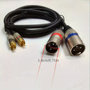 2 piezas de Cable de Audio RCA para Instrumentos Cannon