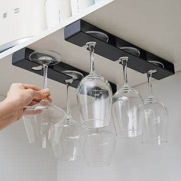 1/2 piezas, soporte de vino colgante, diseño invertido con drenaje de agua, diseño antideslizante y anticaídas, diseño atractivo, almacenamiento