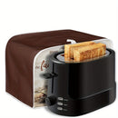 1pc Accesorio de Máquina de Pan de Poliéster - Tapa de Polvo de Tostada con Cita Inspiradora - Protector de Panificadora - No Requiere Batería