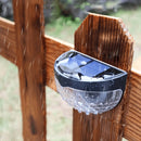 Pack de 4 Luces Solares para Exteriores con Sensor de Movimiento, IP65 Impermeables, Ideales para Decorar Patios, Calles, Cercas, Garajes y Escaleras