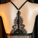 Lencería sexy, camisón con falda corta con abertura, incluye: camisón con falda + tanga, elegante camisón de noche para mujeres, camisón seductor para la cama, bata de batalla apasionada