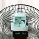Paquete de 1 Ventilador Portátil Sin Taladro con Cubitos de Hielo - Operación Manos Libres con Clip, Diseño Duradero en Plástico para Hogar, Oficina y Uso Exterior - Enfriamiento Instantáneo sin Electricidad, Ventilador Portátil Refrescante | Alivio del